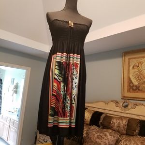 CRISTINALOVE Strapless halter large dress.